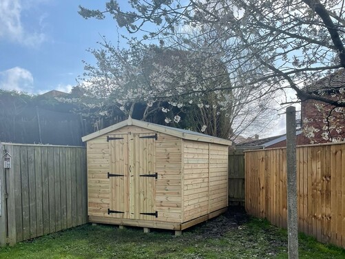 #A085 10x8 Apex Shed