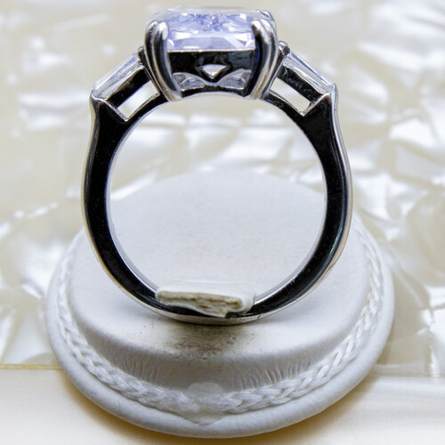 Vintage Style Zirconia Stone Set on Silver