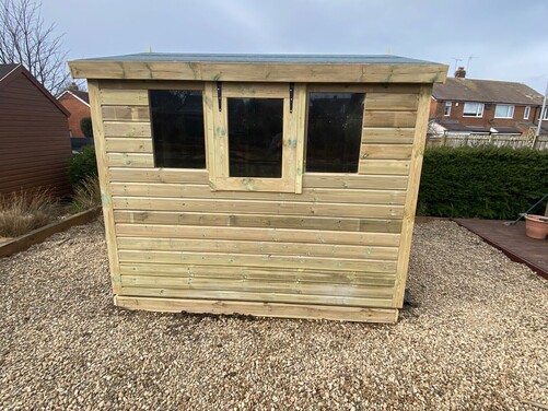 #A046 8x8 Apex Shed