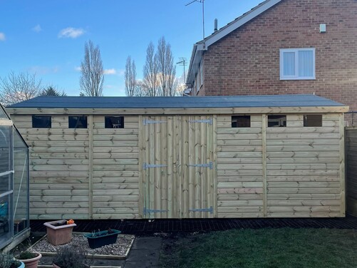 #A050 20x10 Apex Shed