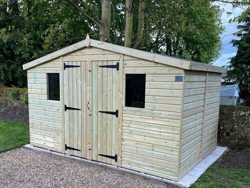 #A053 12x8 Apex Reverse Shed