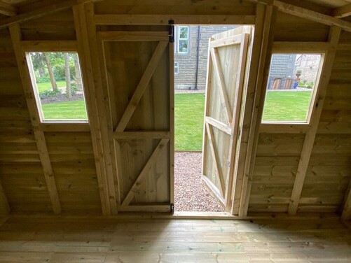 #A053 12x8 Apex Reverse Shed