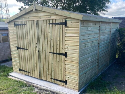 #A056 14x10 Apex Shed Garage