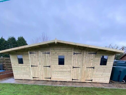 #A058 22x9 Apex Reverse Shed