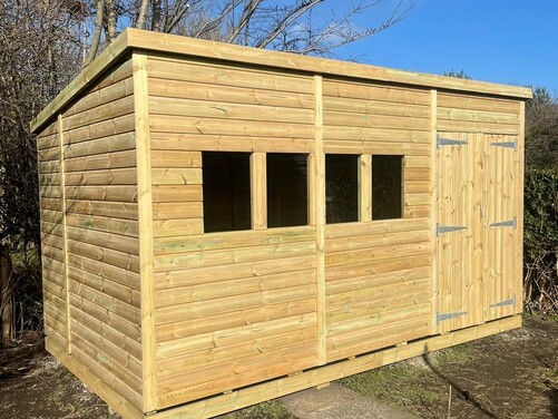 #P003 14x8 Pent Shed