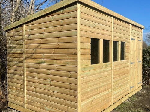 #P003 14x8 Pent Shed