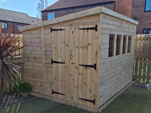 #P005 10x8 Pent Shed