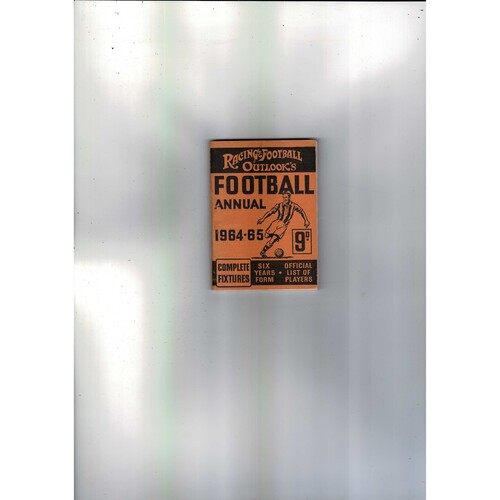 Racing & Football Outlook Annual 1964/65