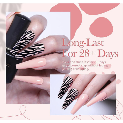 Pink Gel Nail Varnish by Born Pretty 10ml