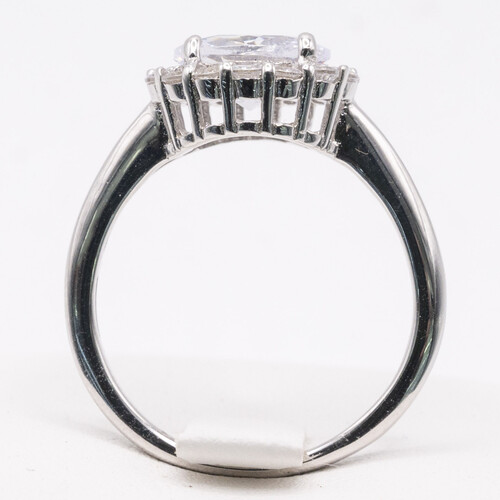 925 Sterling Silver Ring with Natural Gem Stones