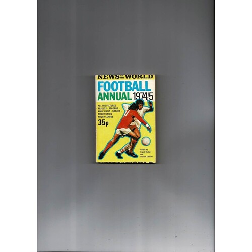 1974/75 News of the World Football Annual
