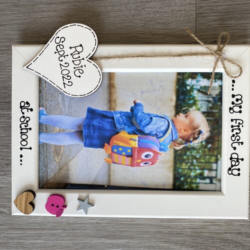 First Day at School Photo Frame