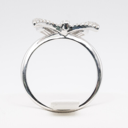 925 Sterling Silver Ring Plated in Rhodium