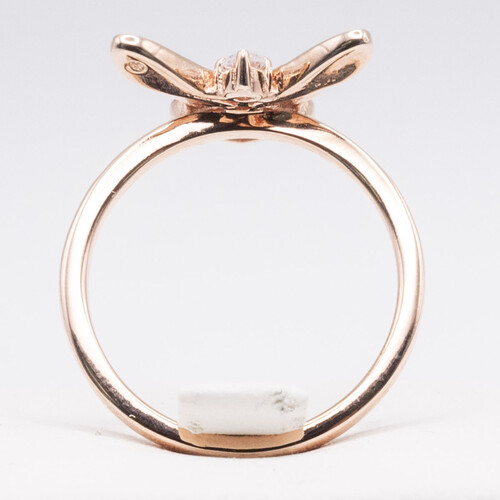 925 Sterling Silver Ring Plated in Rose Gold