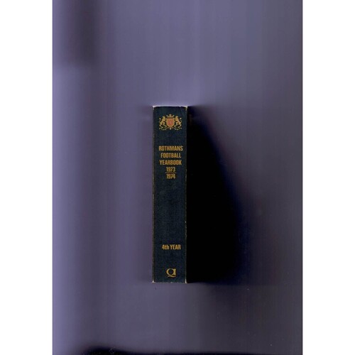 Rothmans Football Yearbook 1973/74 Softback