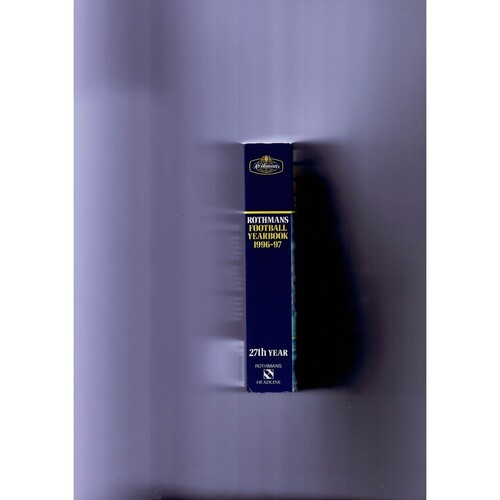 Rothmans Football Yearbook 1996/97 Softback