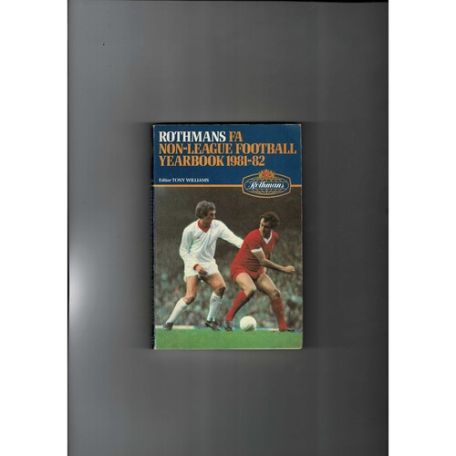 Rothmans FA Non League Football Yearbook 1981/82 (softback)