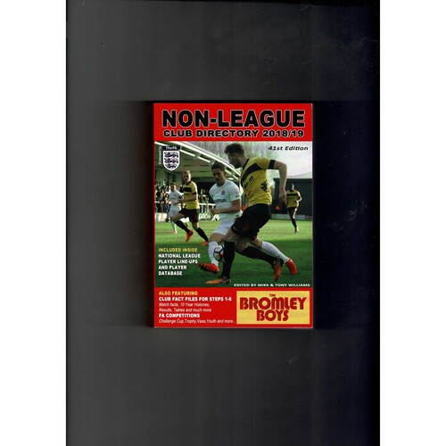 Non League Directory 2018/19 softback