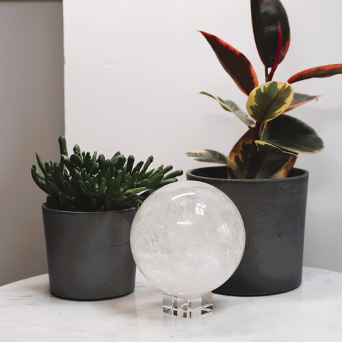 Lemurian Quartz Polished Sphere