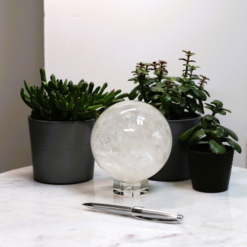 Lemurian Quartz Polished Sphere