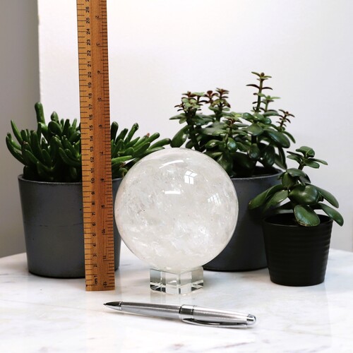 Lemurian Quartz Polished Sphere