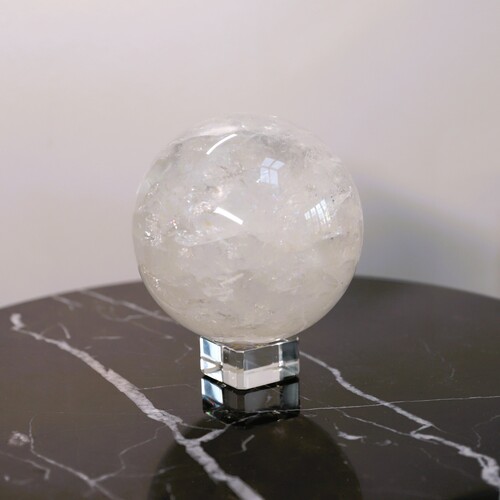 Lemurian Quartz Polished Sphere