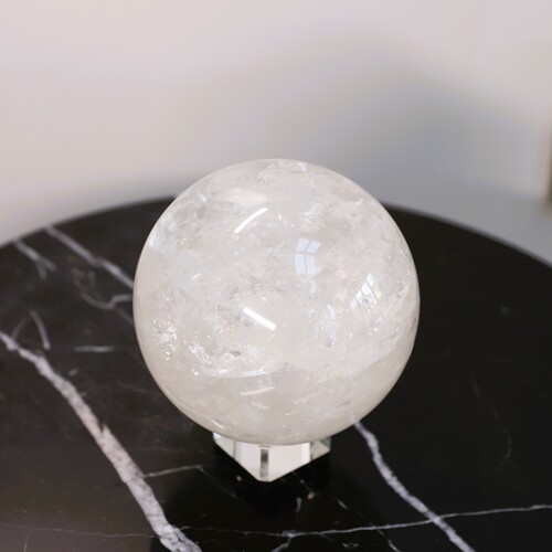 Lemurian Quartz Polished Sphere