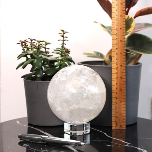 Lemurian Quartz Polished Sphere