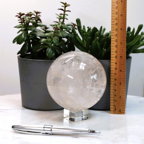 Lemurian Quartz Polished Sphere
