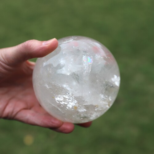 Lemurian Quartz Polished Sphere