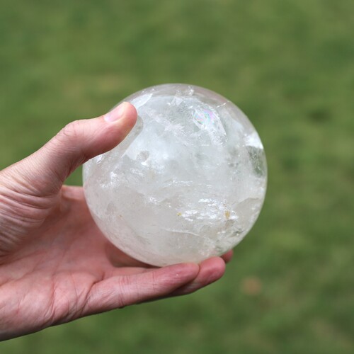 Lemurian Quartz Polished Sphere