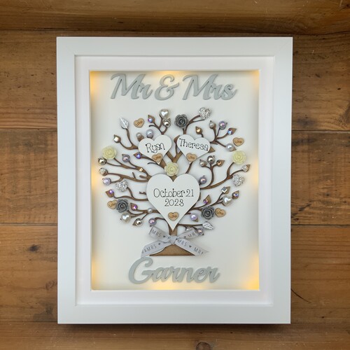 LED “ Mr & Mrs Wedding “ frame