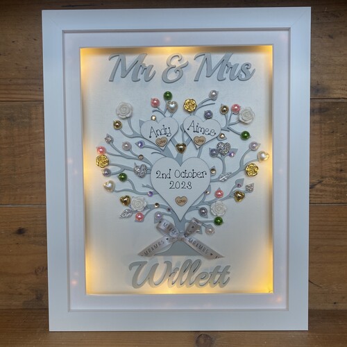 LED “ Mr & Mrs Wedding “ frame