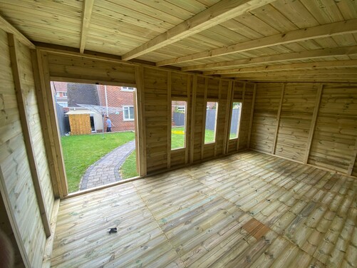 #P065 18x10 Pent Shed