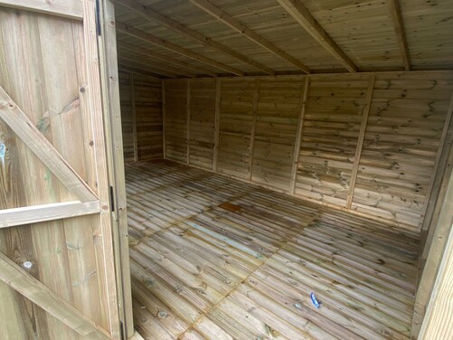 #P065 18x10 Pent Shed