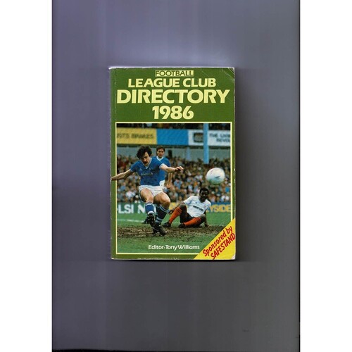 Football League Club Directory 1986