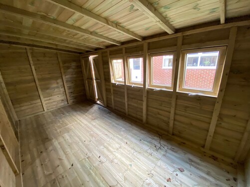 #P009 16x8 Pent Shed Workshop