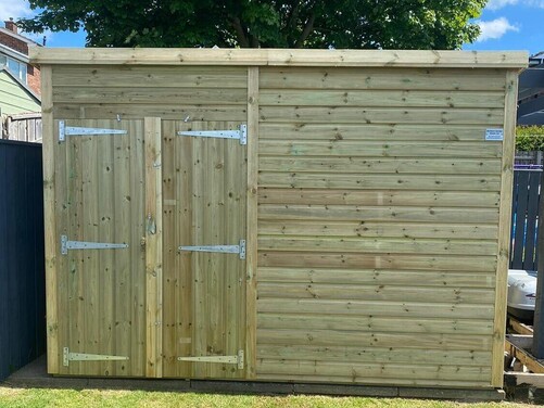 #P062 11x9 Pent Shed