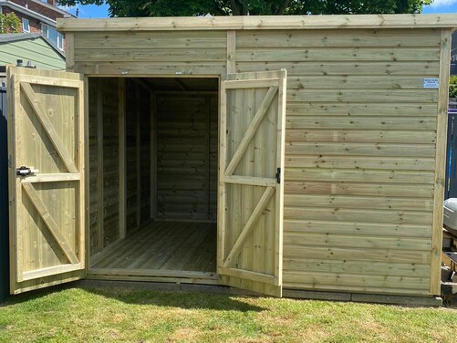 #P062 11x9 Pent Shed