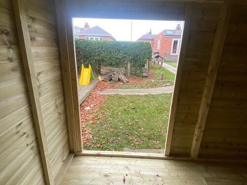 #P072 12x10 Pent Shed