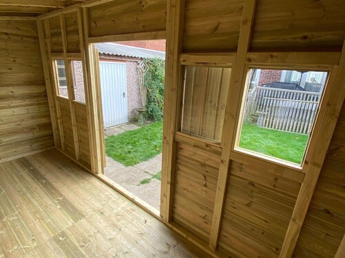 #P014 14x6 Pent Shed