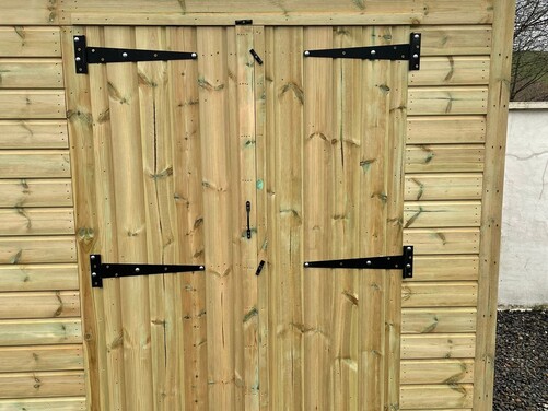 #P015 20x8 Pent Shed