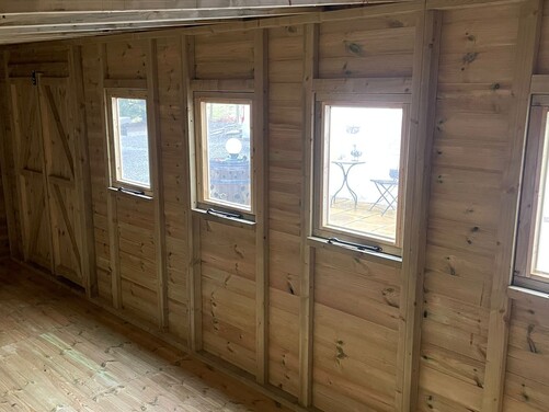 #P015 20x8 Pent Shed