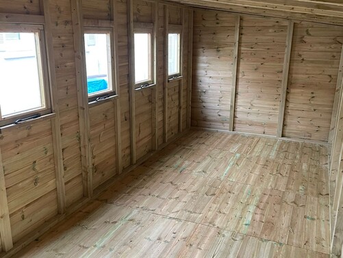 #P015 20x8 Pent Shed