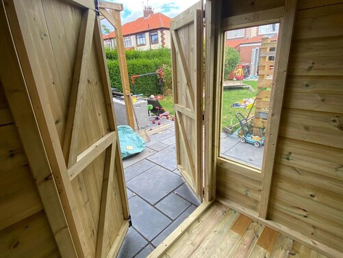 #P073 12x6 Pent Shed