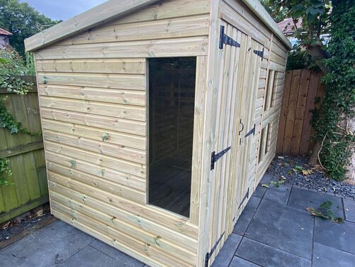 #P073 12x6 Pent Shed