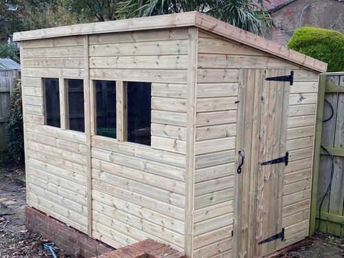 #P030 10x6 Pent Shed