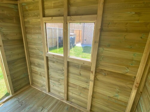#P031 8x6 Pent Shed