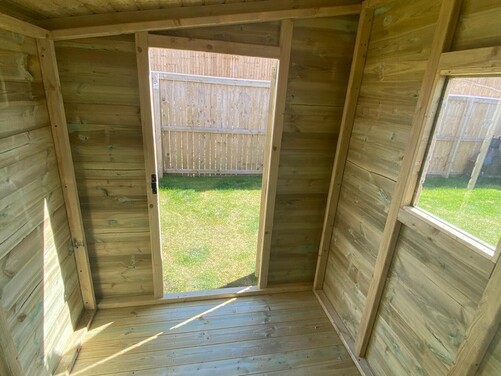 #P031 8x6 Pent Shed