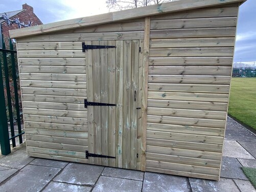 #P033 16x10 Pent Shed